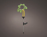 Solar stake light plastic steady