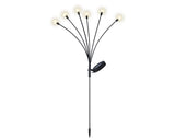 Solar stake light plastic steady