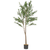 Kunstplant olijfboom 180 cm grove stam