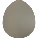Taupe rond tafelblad met glad oppervlak