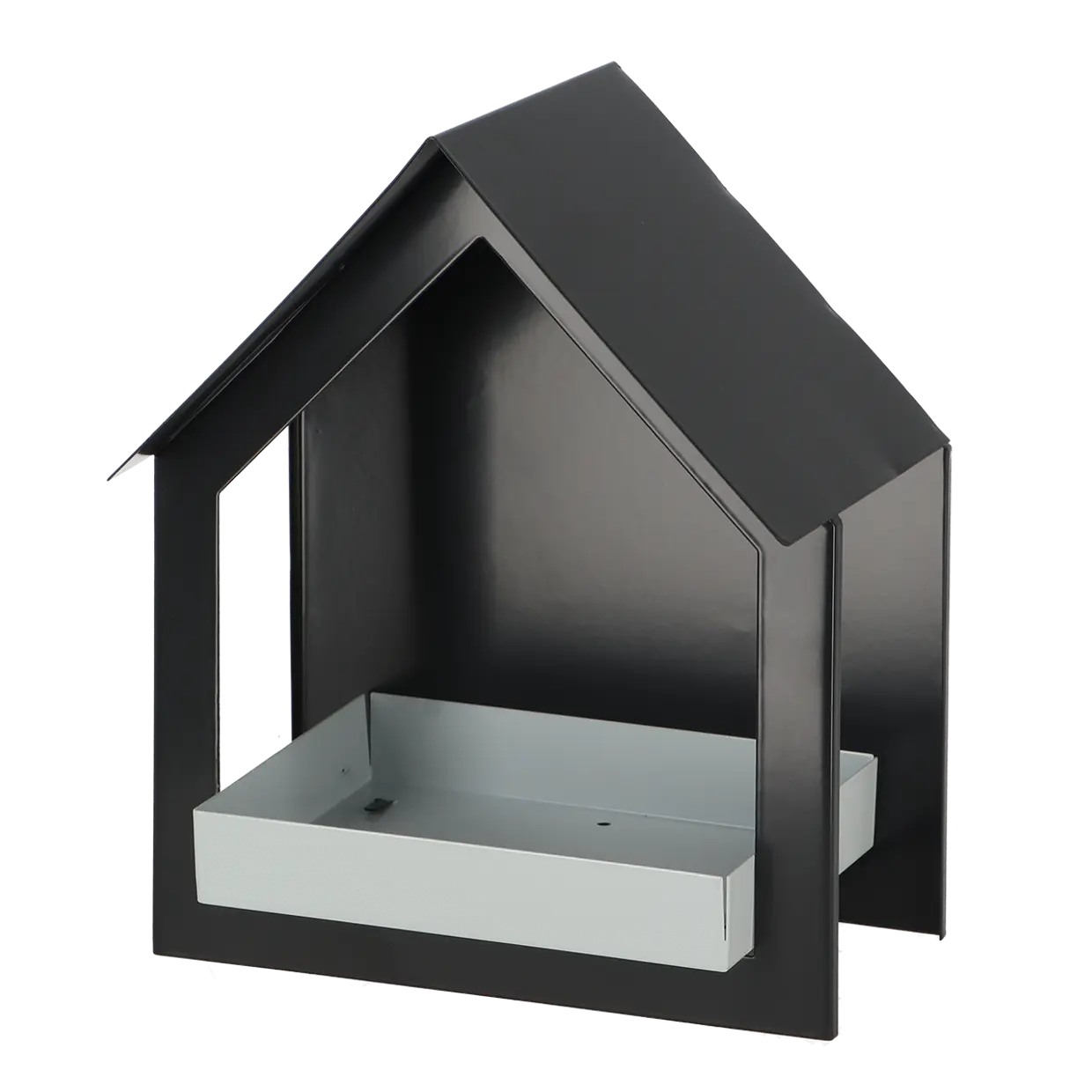 Esschert design - Wit antraciete muurvoedertafel