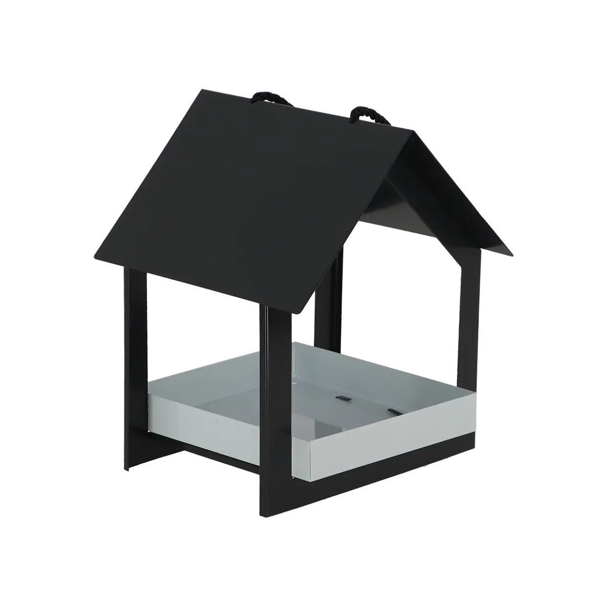 Esschert Design - Hangende Voedertafel antraciet en wit