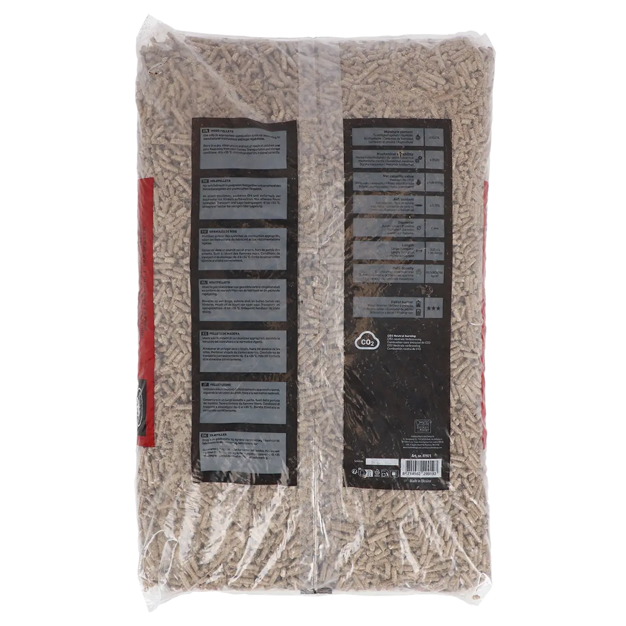 Houtpellets Eikenhout zak á 15 kilo - Fancy Flames