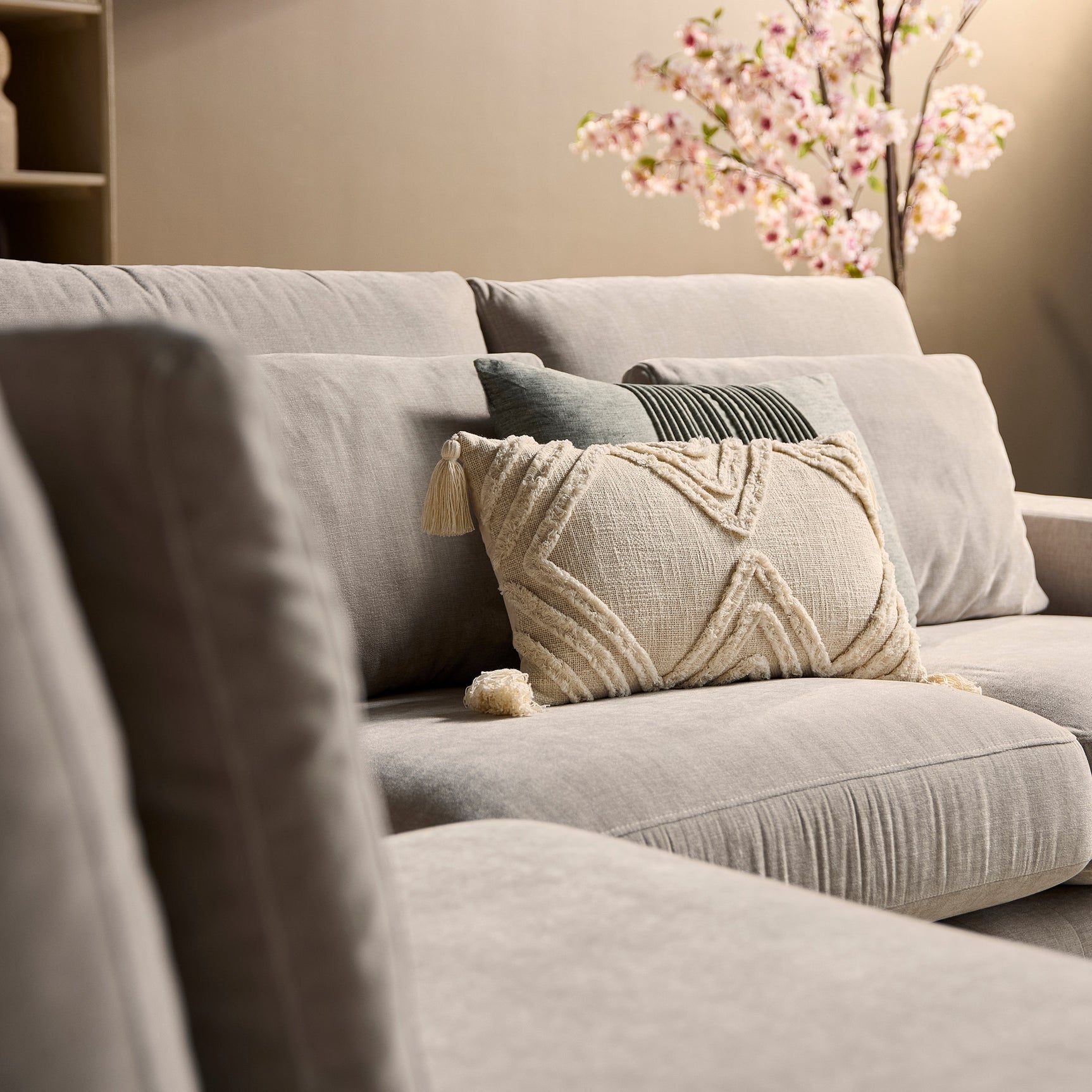 MySofa Jesse | ottomane links + 2,5-zits | beige