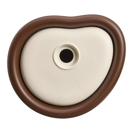 Elho - organic bird house 25cm kastanje bruin B 25 x H 28 x D 27 cm