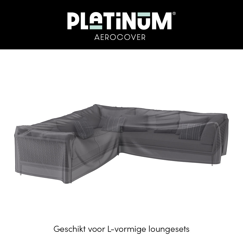 Platinum AeroCover - Loungesethoes hoekset 325x325x100xH70
