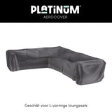 Platinum AeroCover - Loungesethoes hoekset links 330x255x100xH70