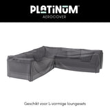Platinum AeroCover - Loungesethoes hoekset rechts 330x255x100xH70