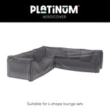 Platinum AeroCover - Loungesethoes hoekset 255x255x100xH70