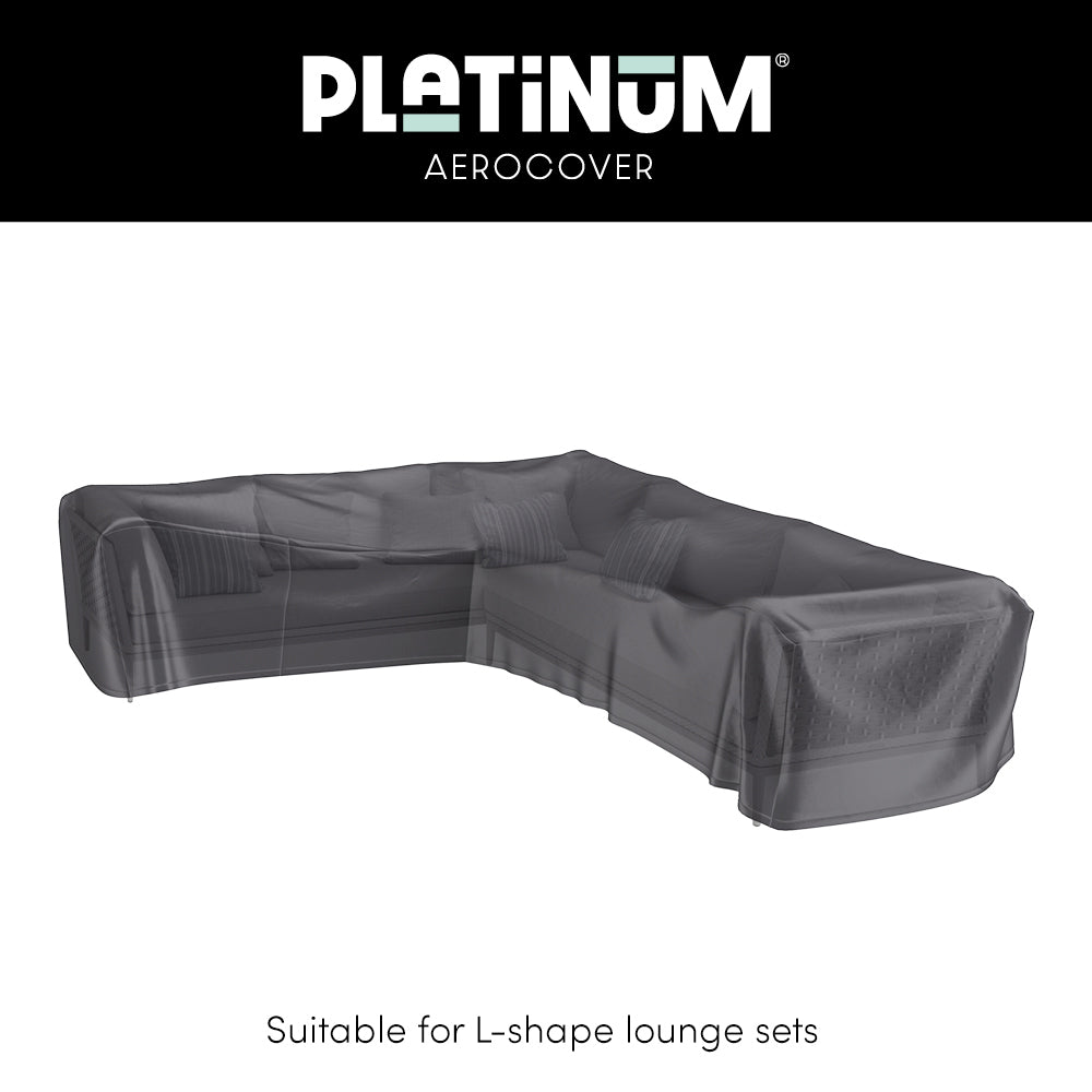 Platinum AeroCover - Loungesethoes hoekset links 330x255x100xH70