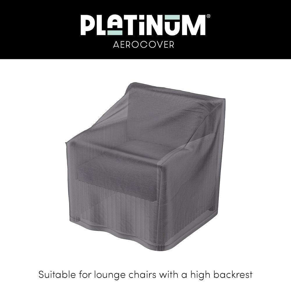 Platinum AeroCover - Loungestoelhoes hoge rug XL hoes 75x78x65/110