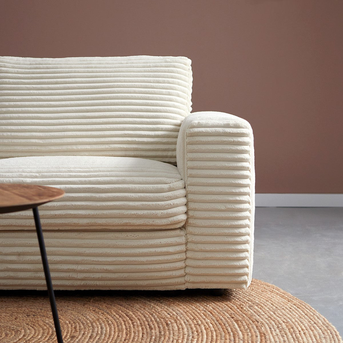 UNO met chaise longue links - Ambience 2 Cream