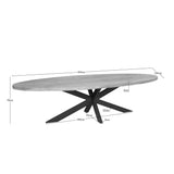 Eettafel Dakota | 300 cm | Ovaal