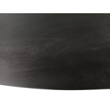 Eettafel Brandy Zwart | 180 cm | Ovaal