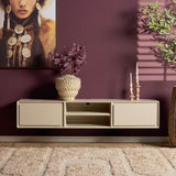 Zwevend tv-meubel Ambiance Zand | 160 cm