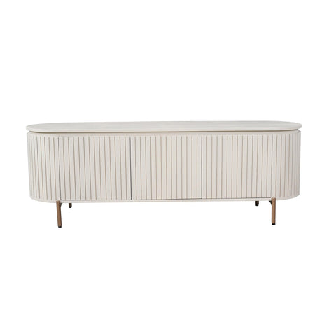 TV-meubel Solana zand mangohout 165 cm