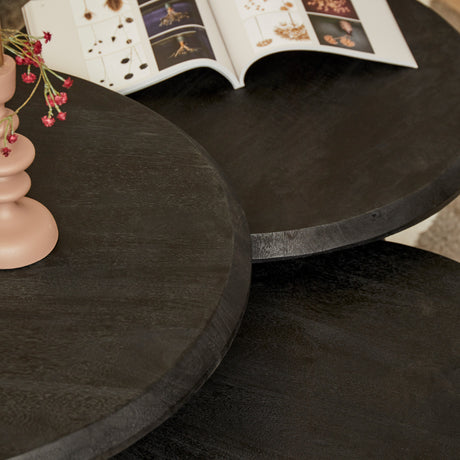 Salontafel Ohio Zwart | set van 3