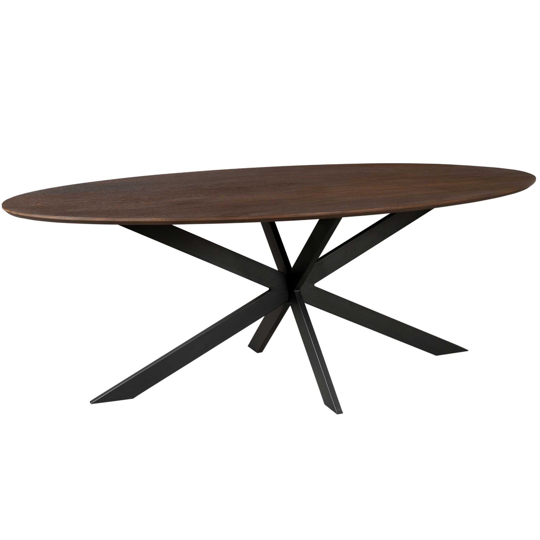 Eiken eettafel Ferris | Ovaal 240 cm | Bruin