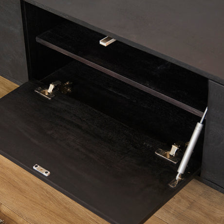 Zwevend tv-meubel Vision Zwart | 280 cm
