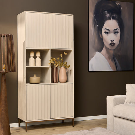 Vakkenkast Madison Zand | 90 cm