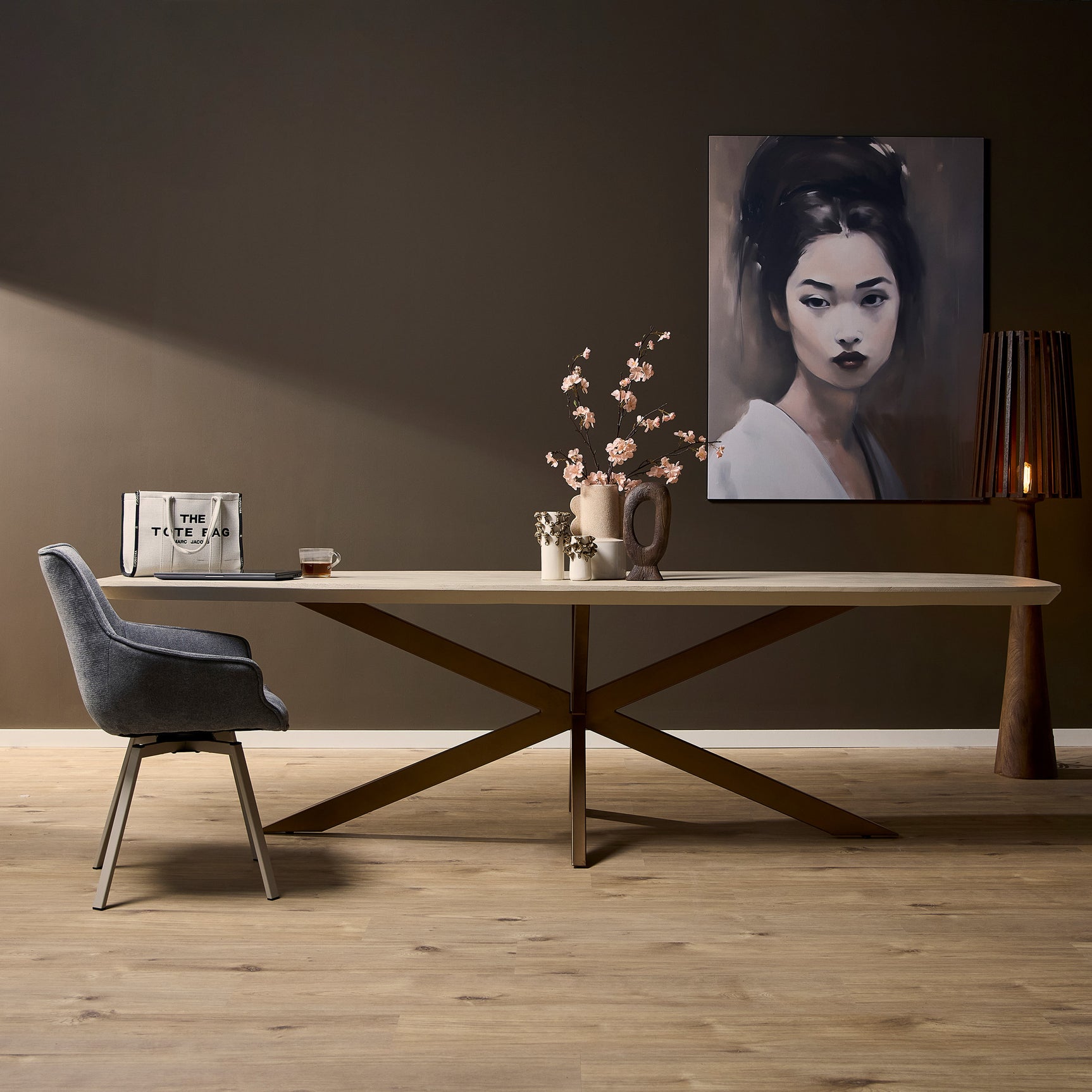 Eettafel Madison Zand | 280 cm | Deens Ovaal
