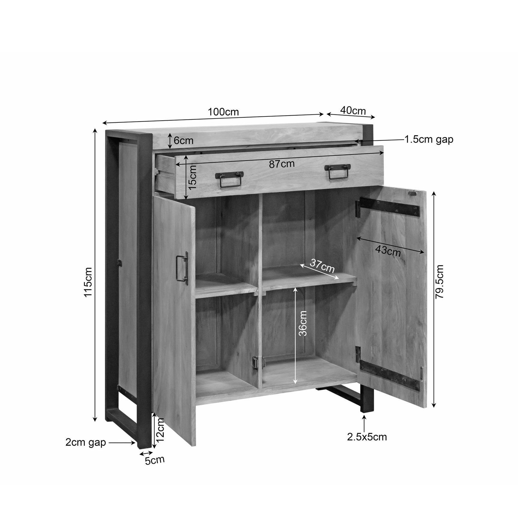 Kast Britt | 100 cm