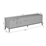 Tv-meubel Madison Brown | 210 cm