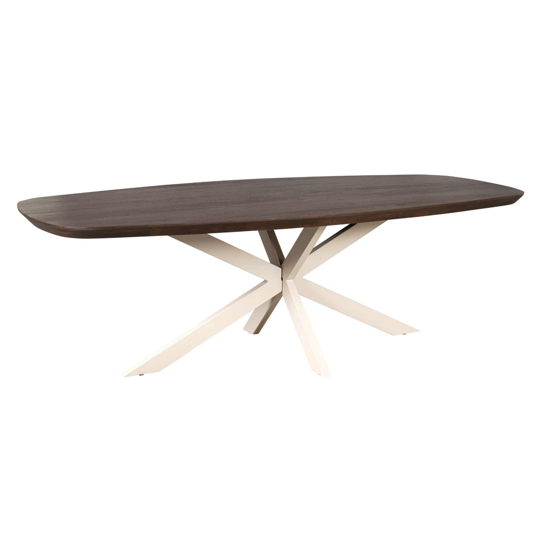 Eettafel Madison Bruin | 280 cm | Deens Ovaal | Poot Zand