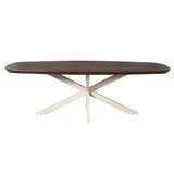 Eettafel Madison Bruin | 280 cm | Deens Ovaal | Poot Zand