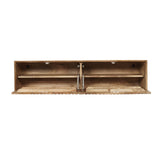 Zwevend tv-meubel Madison Naturel | 120 cm