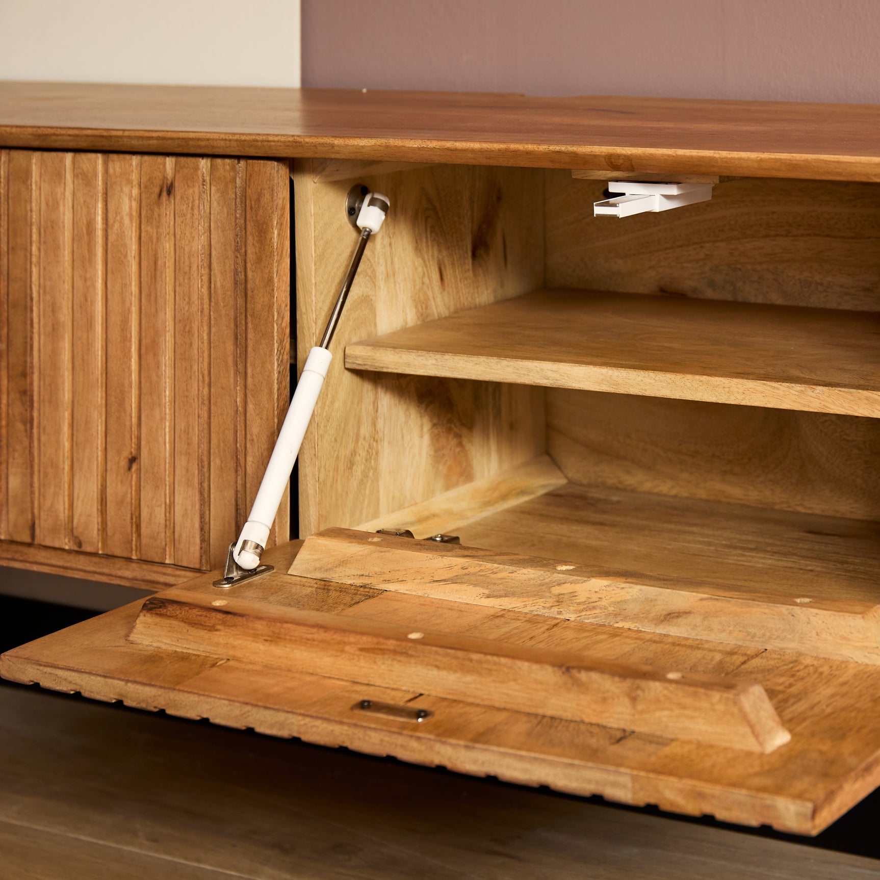 Zwevend tv-meubel Madison Naturel | 280 cm