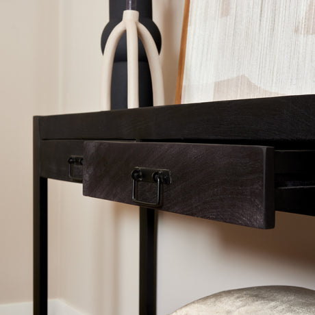 Bijzettafel Boaz Zwart | 120 cm