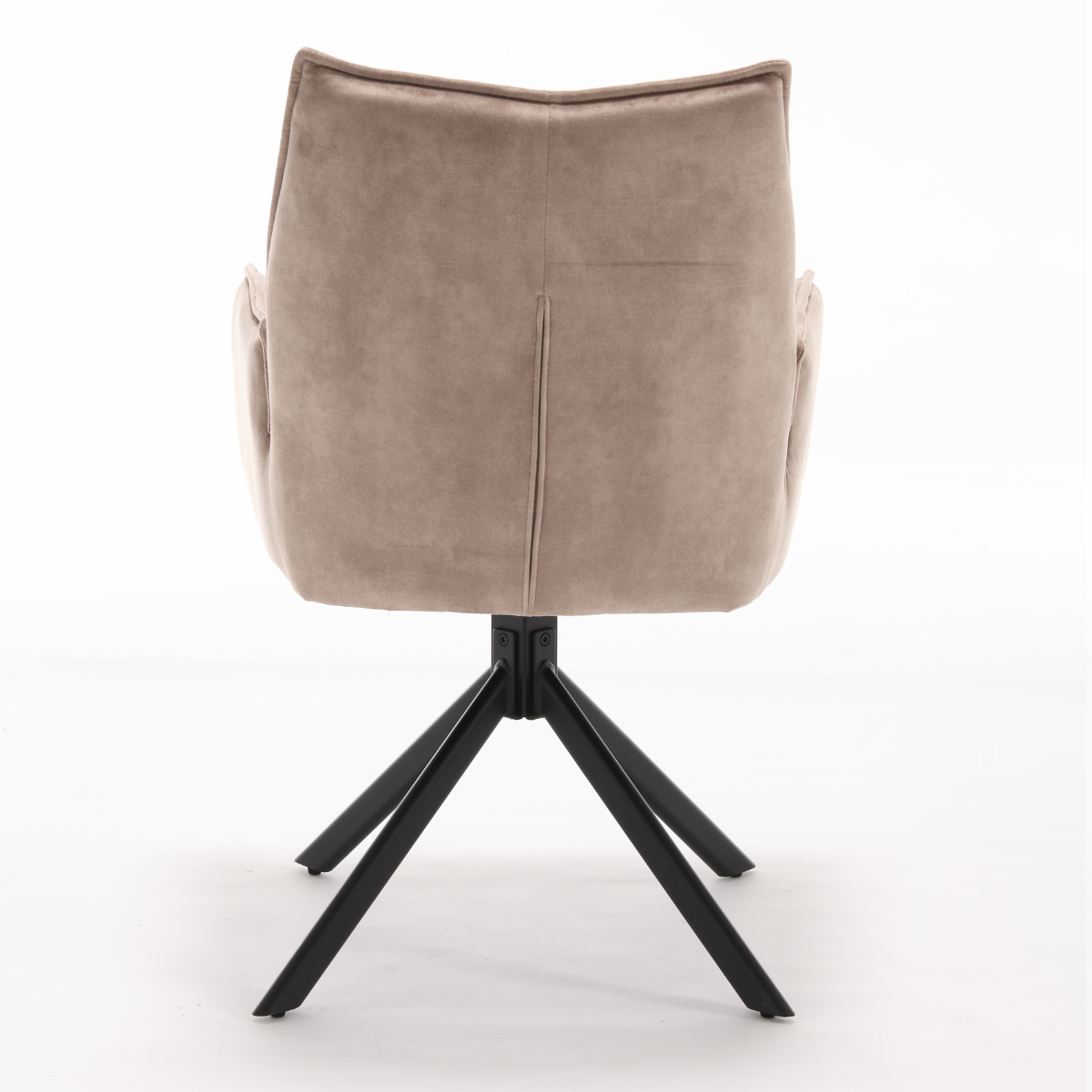 Eetkamerstoel Dani | Fluweel Beige (set van 2)