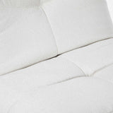 Lazy relaxfauteuil bekleding met zichtbare naden op het zitkussen
