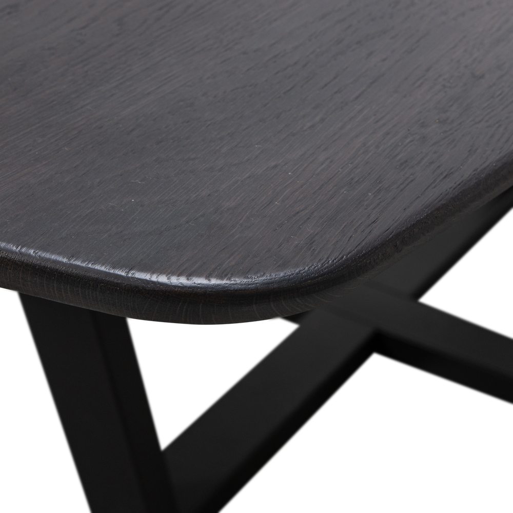 TABLO EETTAFEL DEENS OVAAL DL 220x100CM MYSTIC BROWN [fsc]