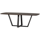 TABLO EETTAFEL DEENS OVAAL DL 220x100CM MYSTIC BROWN [fsc]