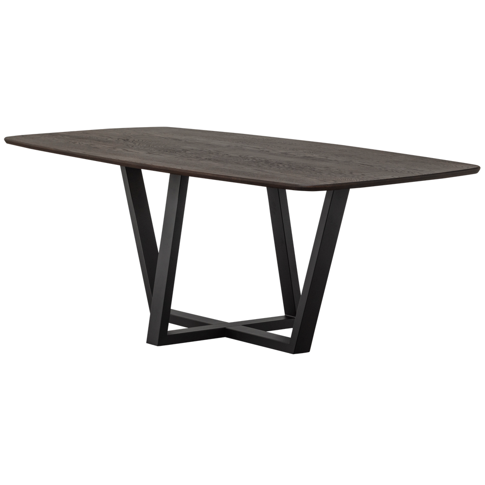 TABLO EETTAFEL DEENS OVAAL DL 220x100CM MYSTIC BROWN [fsc]
