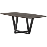 TABLO EETTAFEL DEENS OVAAL DL 220x100CM MYSTIC BROWN [fsc]