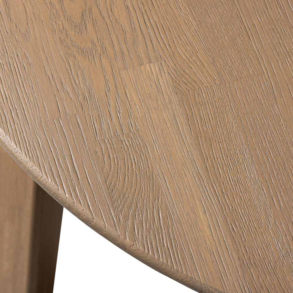 HAARLEM 4-STANDEN POOT EIKEN PEBBLE GREY SET VAN 2 [fsc]