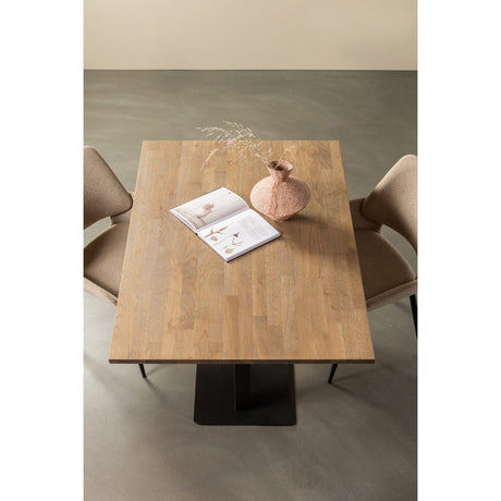 TABLO EETTAFEL RECHT VL 120x80CM CASHMERE BROWN [fsc]
