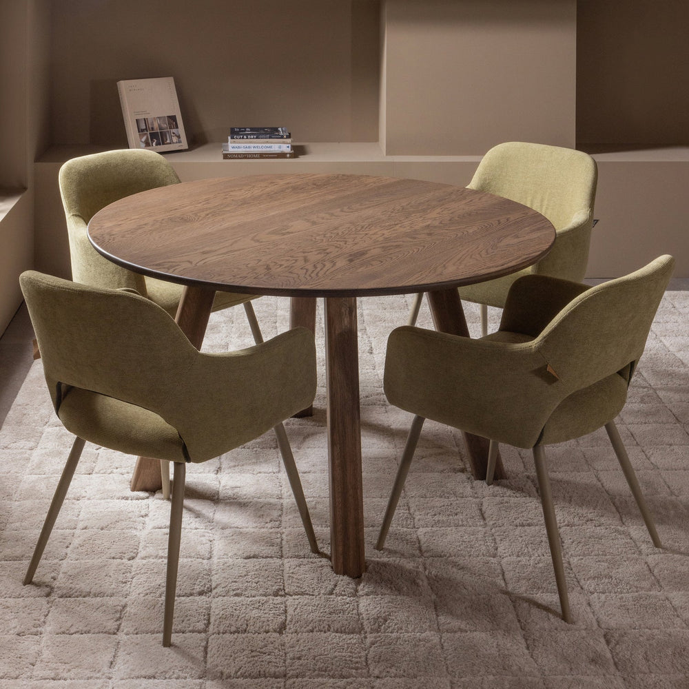 HAARLEM 4-STANDEN POOT EIKEN CASHMERE BROWN SET VAN 2 [fsc]