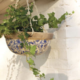 Esschert design - Aged ceramic hanging basket