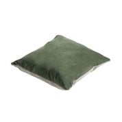 Sierkussen 45x45 Velvet army green / Panama linnen