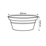 Elho - Green Basics Schaal Zwart 33Cm