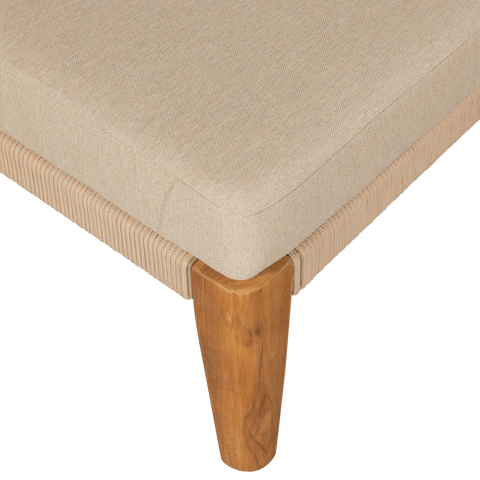 Exotan - San Remo hocker teak - zand