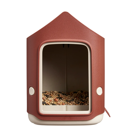 Elho - cosy bird feeder 18cm toscaans rood B 18 x H 23 x D 18 cm