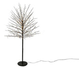 Kerstboom Fausto LED 150cm zwart