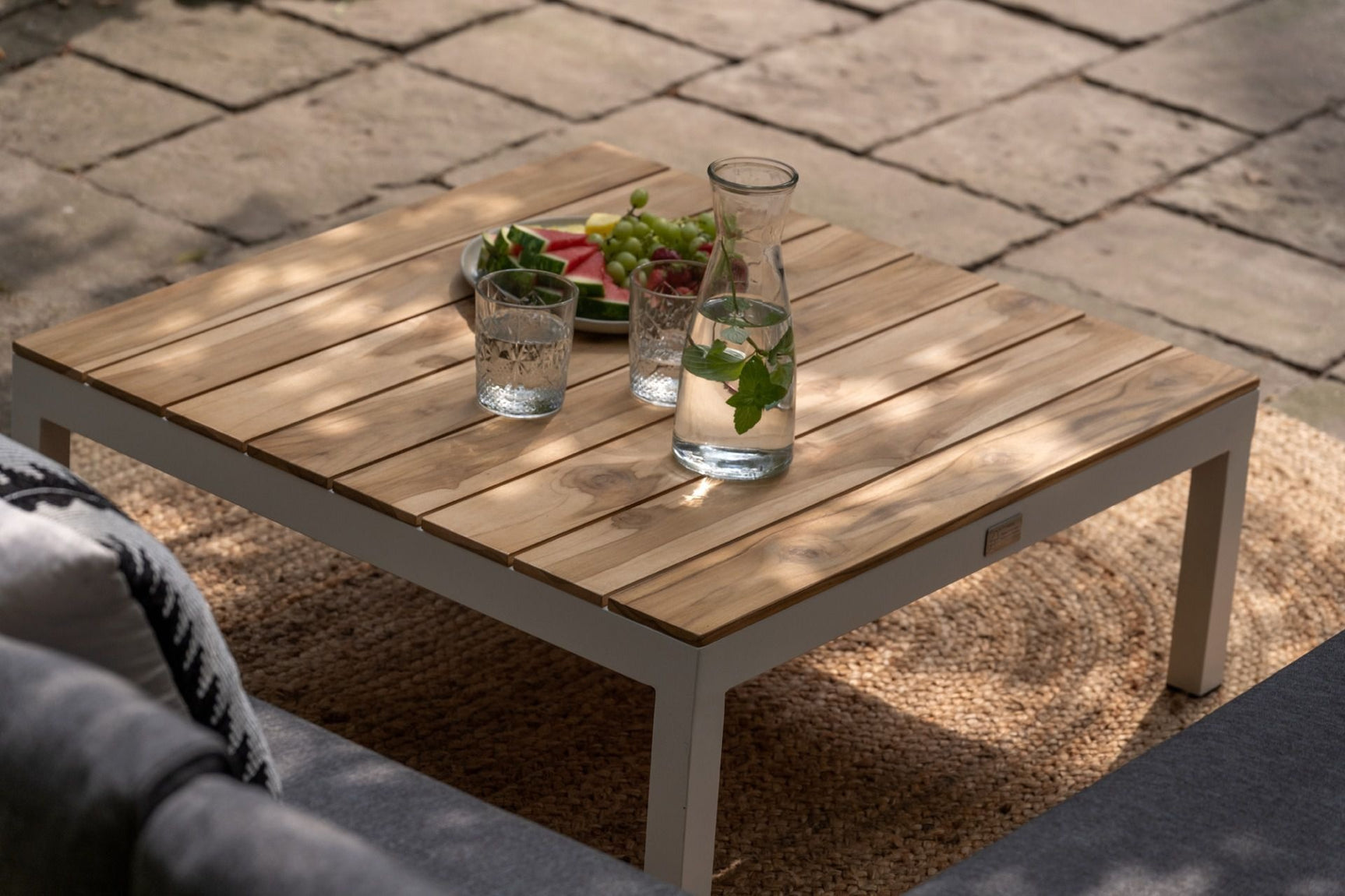 Exotan - La vida loungeset teak - wit