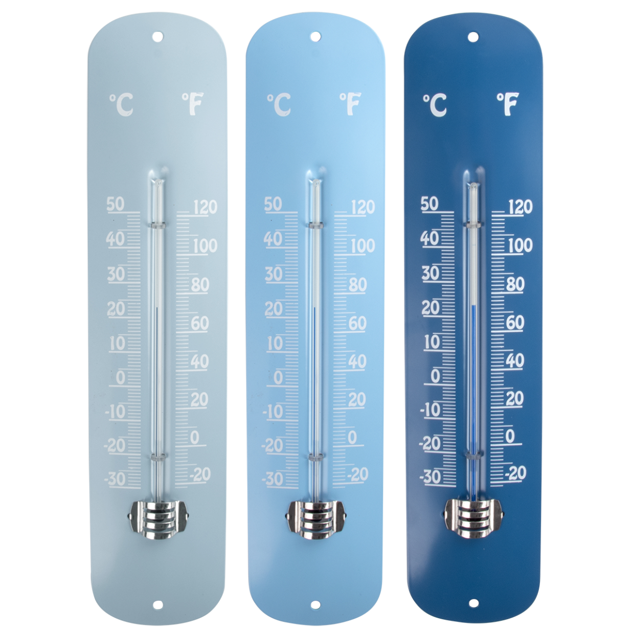 Esschert design - 50 tinten blauw thermometer (per stuk)