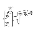 Platinum - Top railing 11cm, Ø38mm